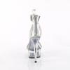 Pleaser - DELIGHT641 Sandale à bride à la cheville - Couleur argent/Transparent Product image